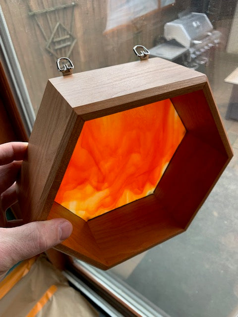 Hexagon Window Shelf