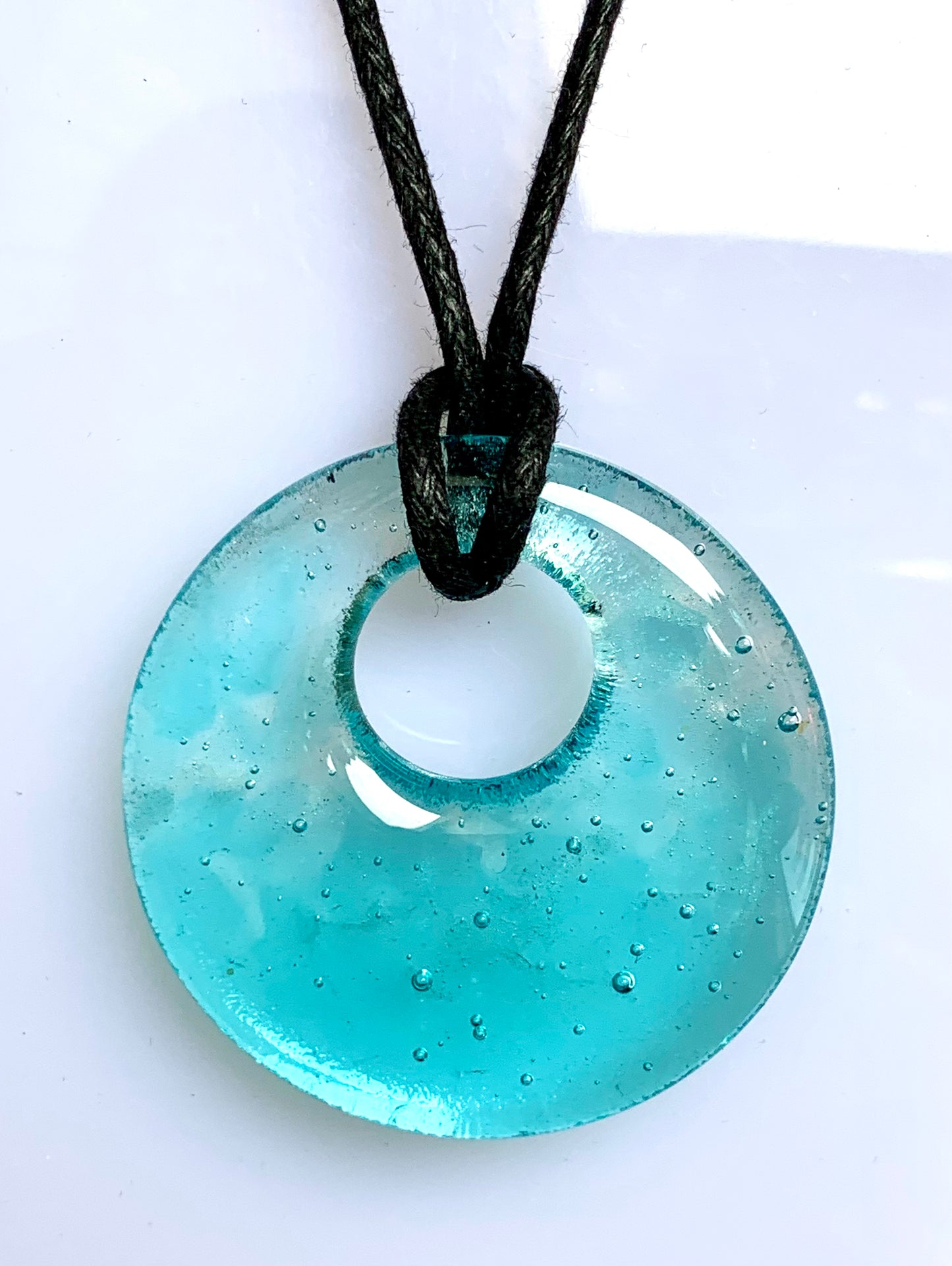 Watercolor Glass Pendant