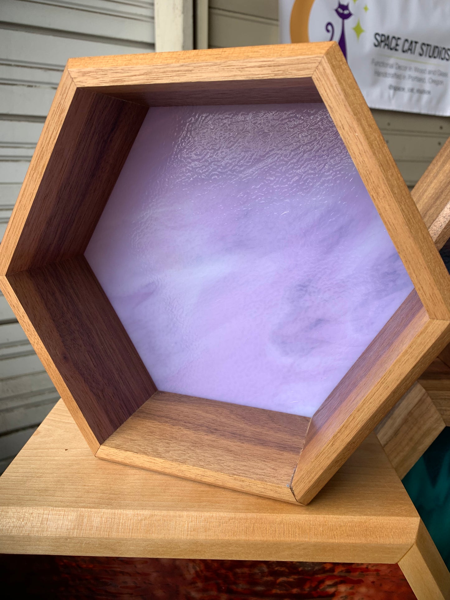 Hexagon Window Shelf