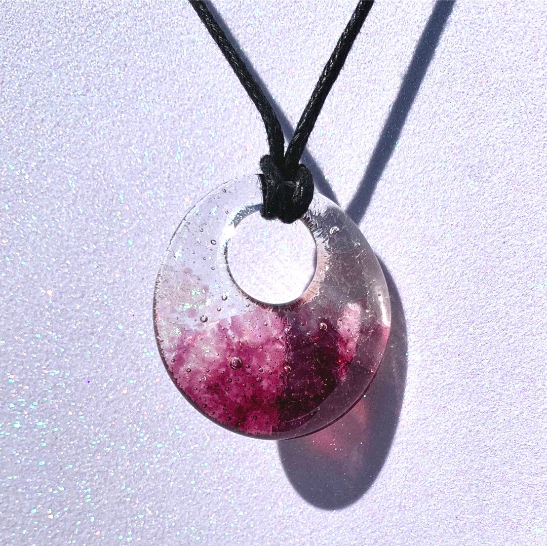 Watercolor Glass Pendant