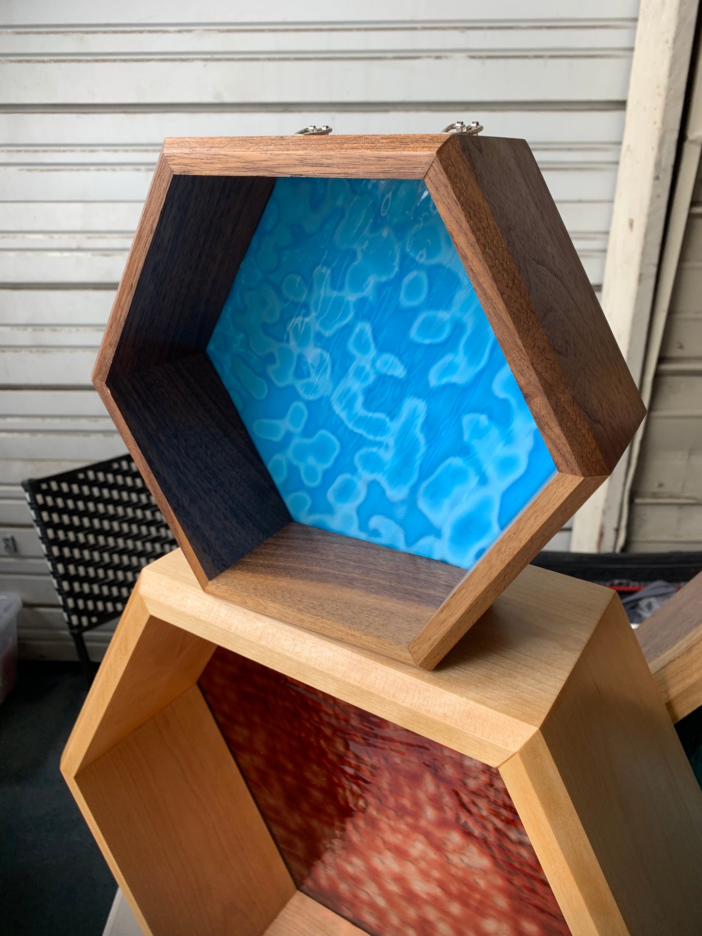 Hexagon Window Shelf