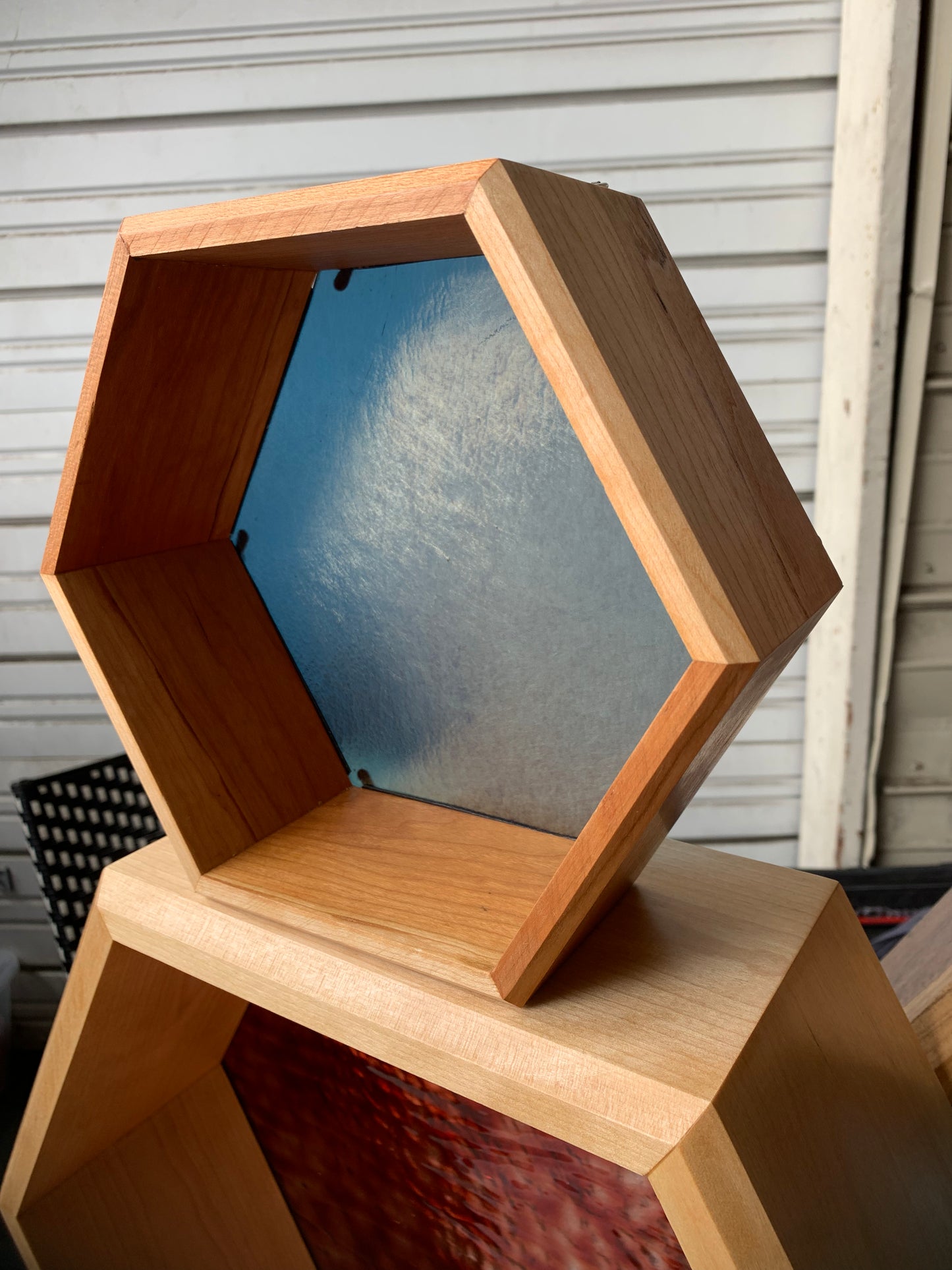 Hexagon Window Shelf